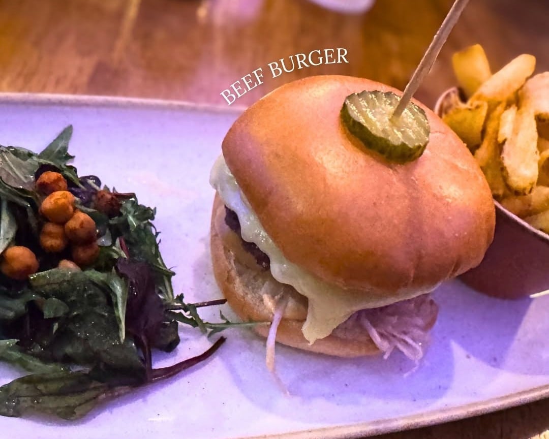 Is The Firehouse Safe for Coeliacs? Gluten Free Dining in Enniskillen - Beef Burger